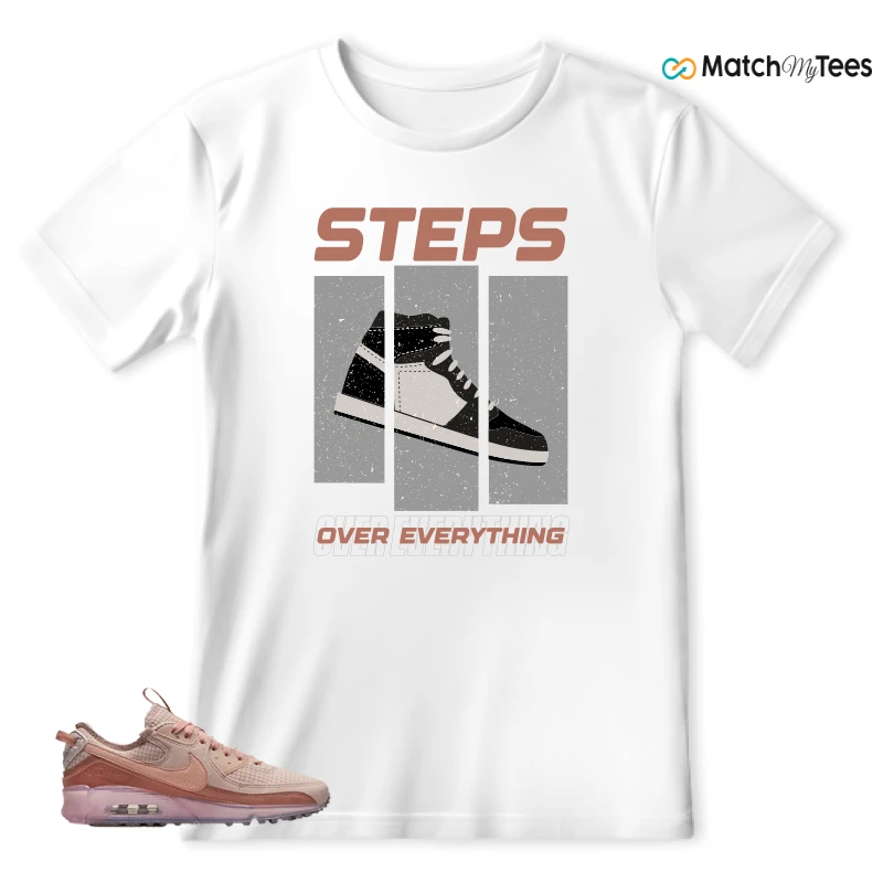 NIKE AIR MAX 90 TERRASCAPE PINK OXFORD (WOMEN'S) SNEAKER Matching Tees t-shirt