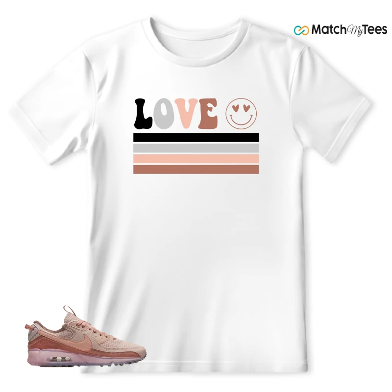NIKE AIR MAX 90 TERRASCAPE PINK OXFORD (WOMEN'S) SNEAKER Matching Tees t-shirt