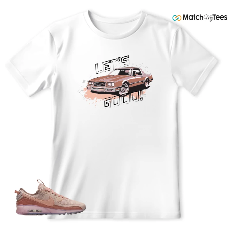 NIKE AIR MAX 90 TERRASCAPE PINK OXFORD (WOMEN'S) SNEAKER Matching Tees t-shirt