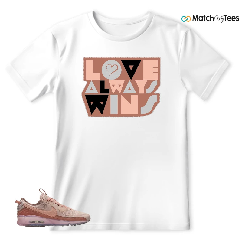 NIKE AIR MAX 90 TERRASCAPE PINK OXFORD (WOMEN'S) SNEAKER Matching Tees t-shirt