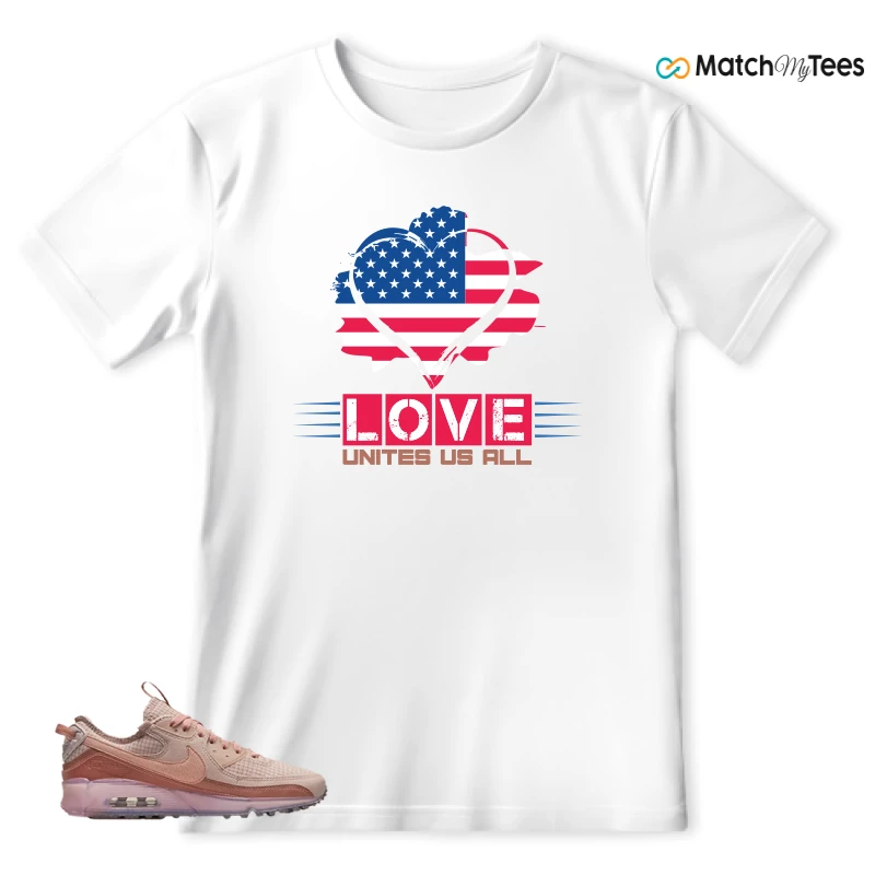 NIKE AIR MAX 90 TERRASCAPE PINK OXFORD (WOMEN'S) SNEAKER Matching Tees t-shirt