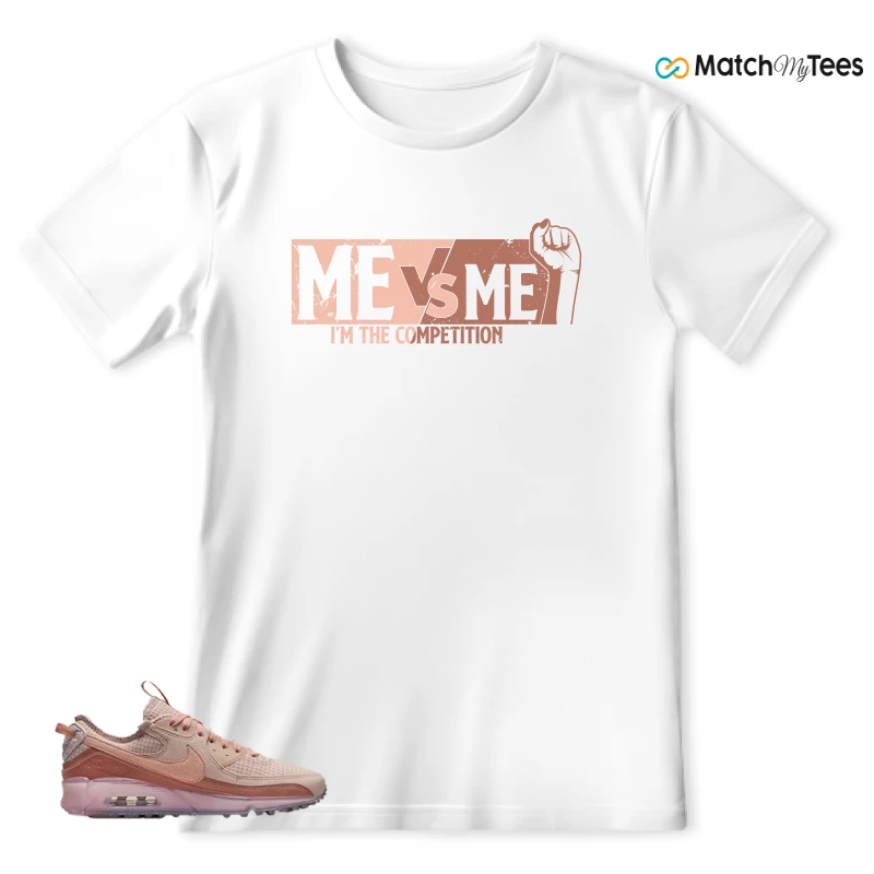 NIKE AIR MAX 90 TERRASCAPE PINK OXFORD (WOMEN'S) SNEAKER Matching Tees t-shirt