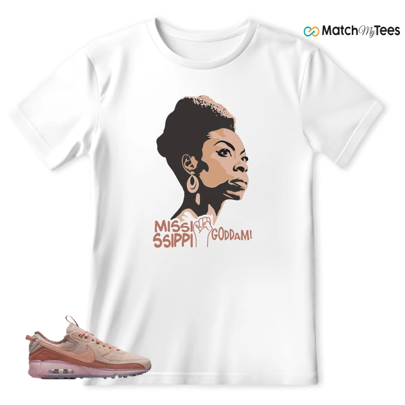 NIKE AIR MAX 90 TERRASCAPE PINK OXFORD (WOMEN'S) SNEAKER Matching Tees t-shirt