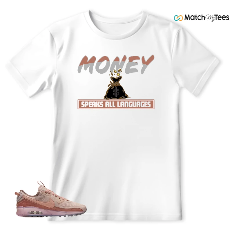 NIKE AIR MAX 90 TERRASCAPE PINK OXFORD (WOMEN'S) SNEAKER Matching Tees t-shirt