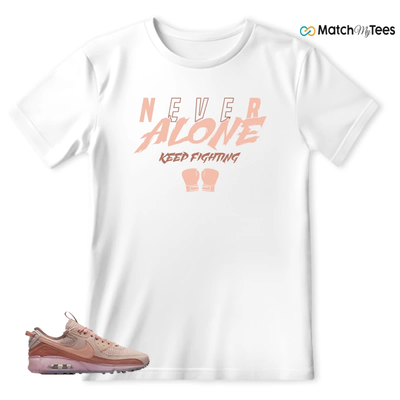 NIKE AIR MAX 90 TERRASCAPE PINK OXFORD (WOMEN'S) SNEAKER Matching Tees t-shirt