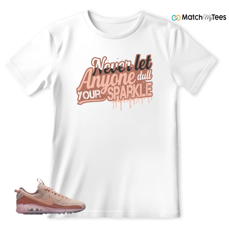 NIKE AIR MAX 90 TERRASCAPE PINK OXFORD (WOMEN'S) SNEAKER Matching Tees t-shirt