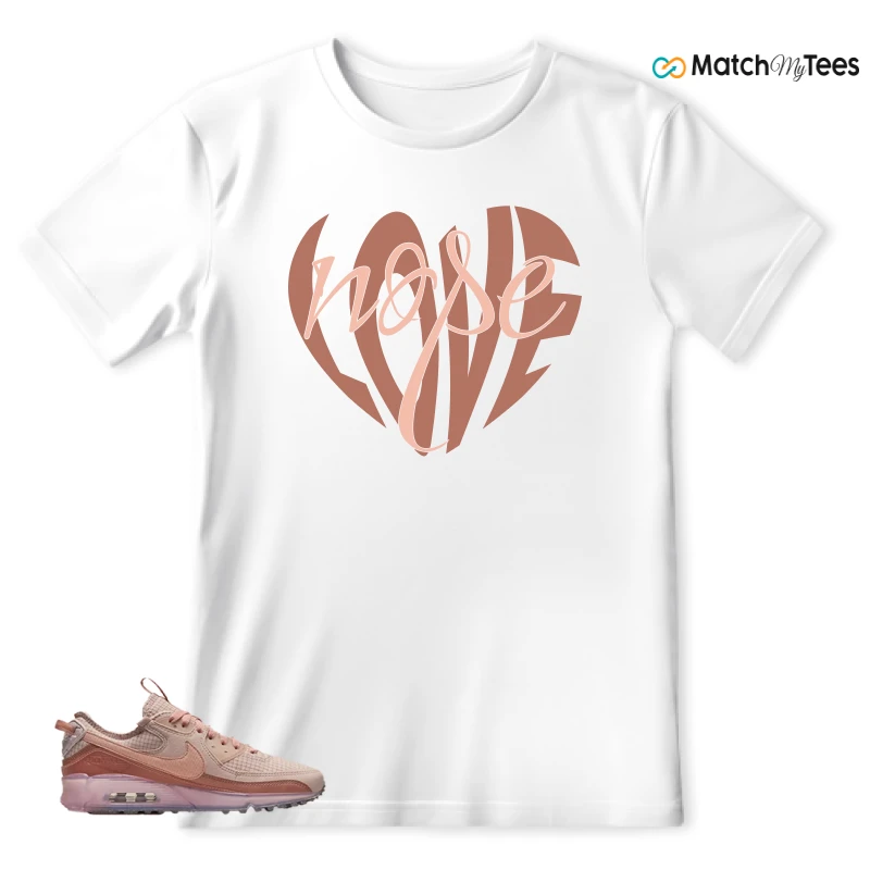 NIKE AIR MAX 90 TERRASCAPE PINK OXFORD (WOMEN'S) SNEAKER Matching Tees t-shirt