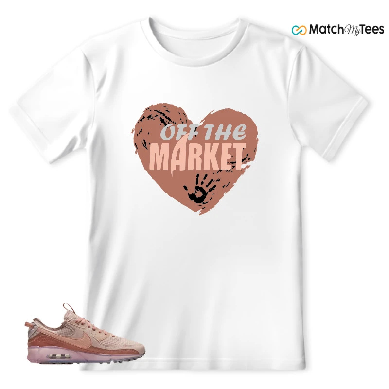 NIKE AIR MAX 90 TERRASCAPE PINK OXFORD (WOMEN'S) SNEAKER Matching Tees t-shirt