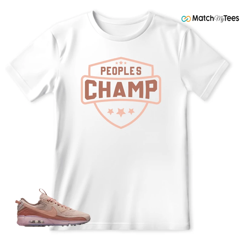 NIKE AIR MAX 90 TERRASCAPE PINK OXFORD (WOMEN'S) SNEAKER Matching Tees t-shirt