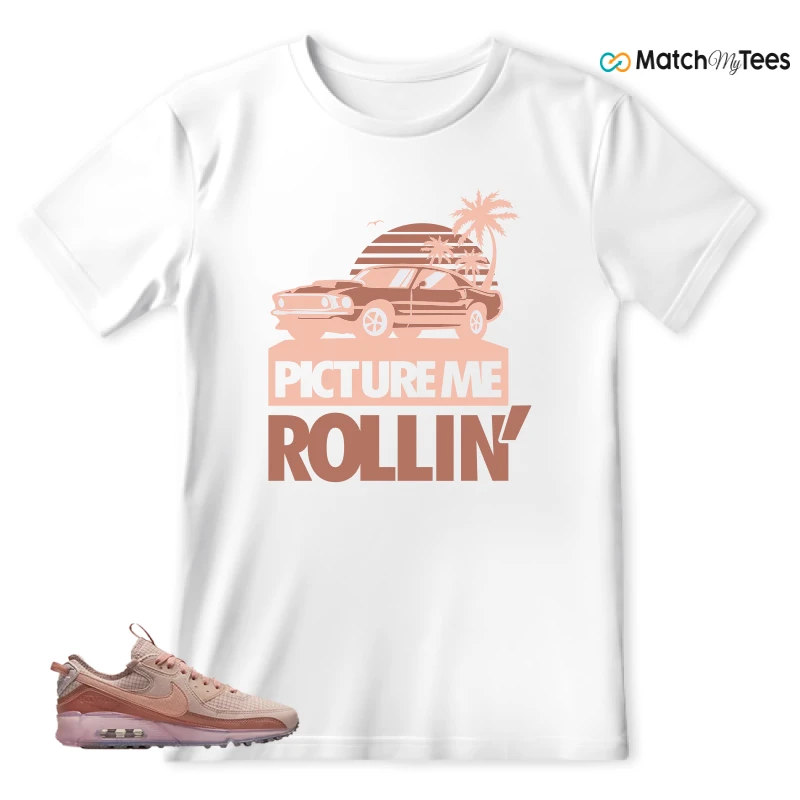 NIKE AIR MAX 90 TERRASCAPE PINK OXFORD (WOMEN'S) SNEAKER Matching Tees t-shirt