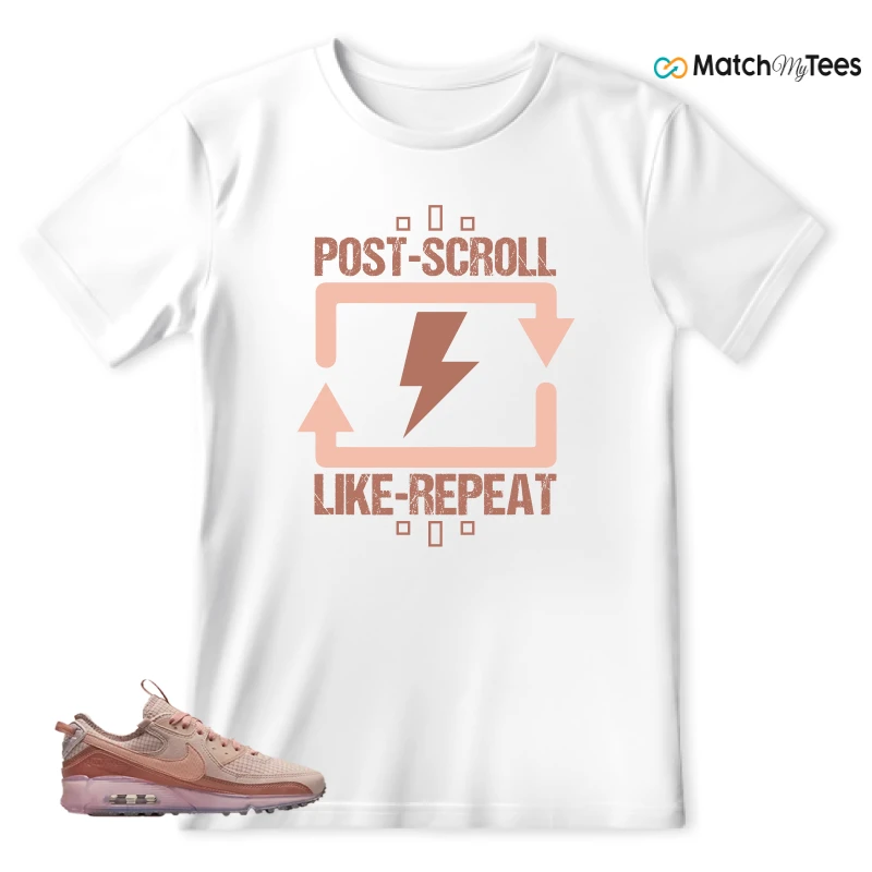 NIKE AIR MAX 90 TERRASCAPE PINK OXFORD (WOMEN'S) SNEAKER Matching Tees t-shirt