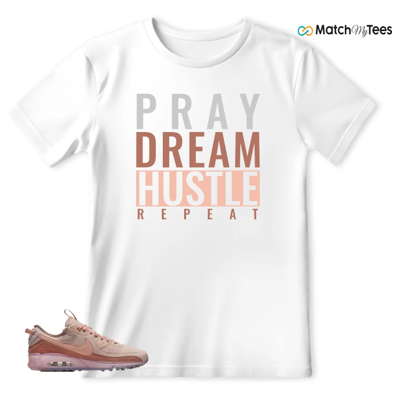 NIKE AIR MAX 90 TERRASCAPE PINK OXFORD (WOMEN'S) SNEAKER Matching Tees t-shirt