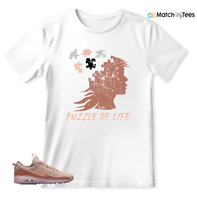 NIKE AIR MAX 90 TERRASCAPE PINK OXFORD (WOMEN'S) SNEAKER Matching Tees t-shirt