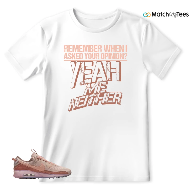 NIKE AIR MAX 90 TERRASCAPE PINK OXFORD (WOMEN'S) SNEAKER Matching Tees t-shirt