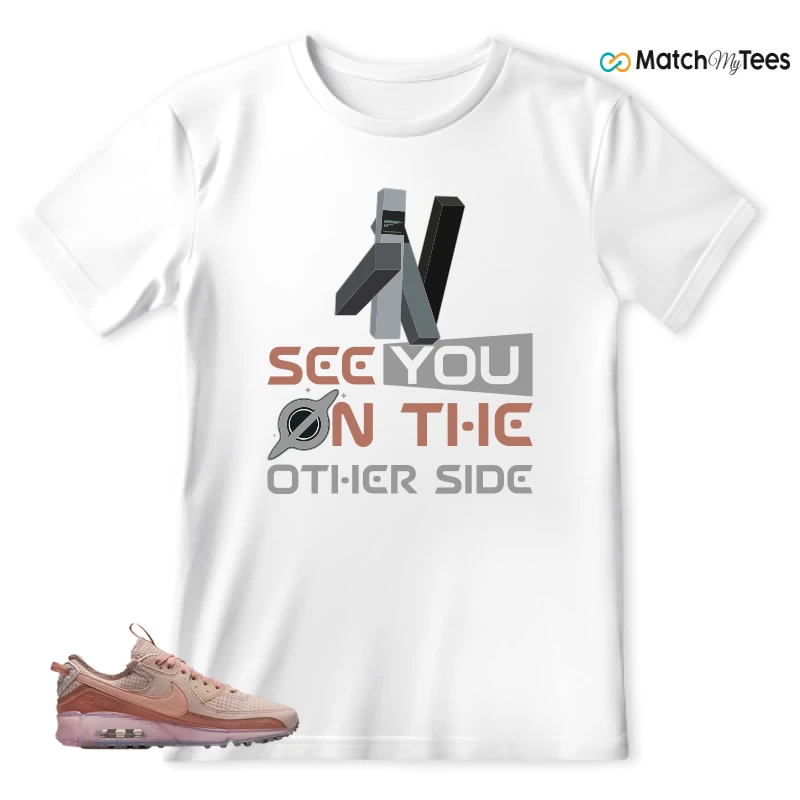 NIKE AIR MAX 90 TERRASCAPE PINK OXFORD (WOMEN'S) SNEAKER Matching Tees t-shirt