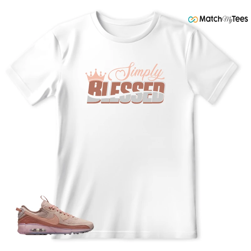NIKE AIR MAX 90 TERRASCAPE PINK OXFORD (WOMEN'S) SNEAKER Matching Tees t-shirt