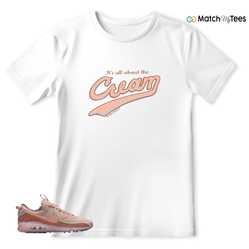 NIKE AIR MAX 90 TERRASCAPE PINK OXFORD (WOMEN'S) SNEAKER Matching Tees t-shirt