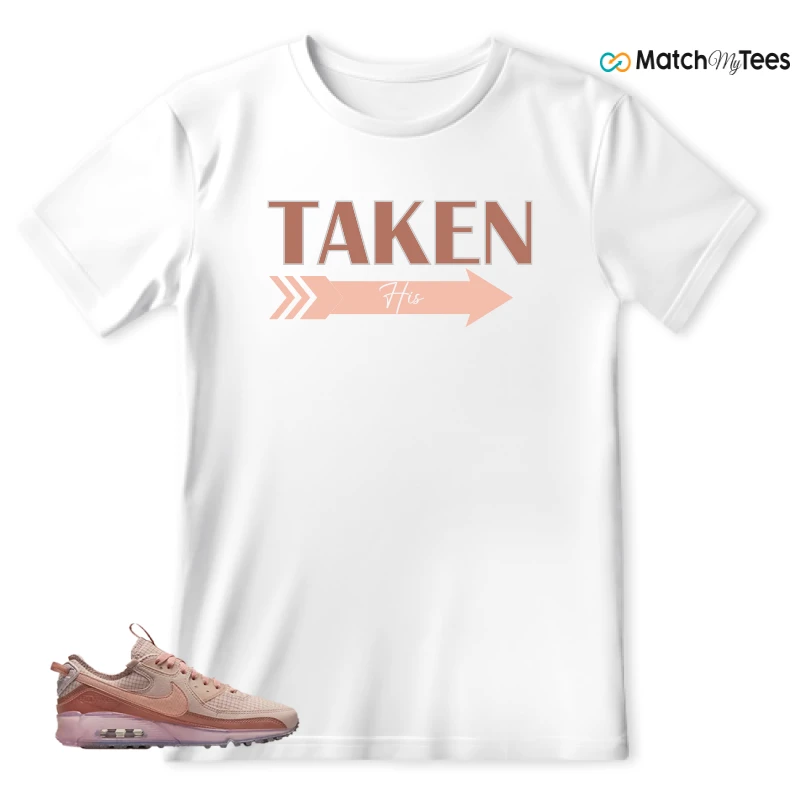 NIKE AIR MAX 90 TERRASCAPE PINK OXFORD (WOMEN'S) SNEAKER Matching Tees t-shirt