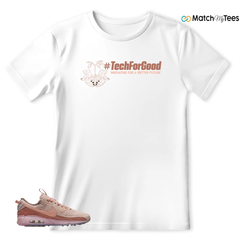 NIKE AIR MAX 90 TERRASCAPE PINK OXFORD (WOMEN'S) SNEAKER Matching Tees t-shirt