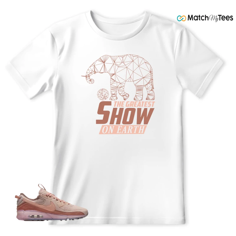 NIKE AIR MAX 90 TERRASCAPE PINK OXFORD (WOMEN'S) SNEAKER Matching Tees t-shirt
