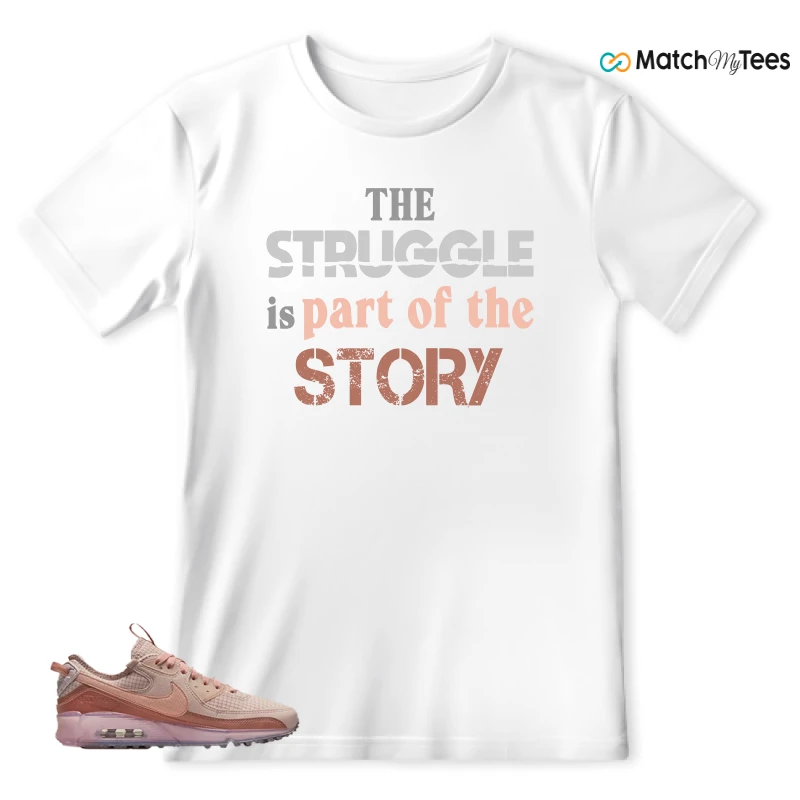 NIKE AIR MAX 90 TERRASCAPE PINK OXFORD (WOMEN'S) SNEAKER Matching Tees t-shirt