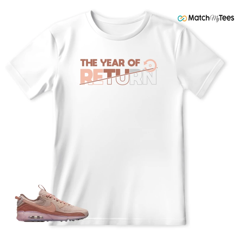 NIKE AIR MAX 90 TERRASCAPE PINK OXFORD (WOMEN'S) SNEAKER Matching Tees t-shirt