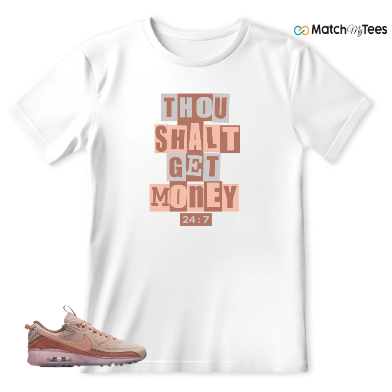NIKE AIR MAX 90 TERRASCAPE PINK OXFORD (WOMEN'S) SNEAKER Matching Tees t-shirt