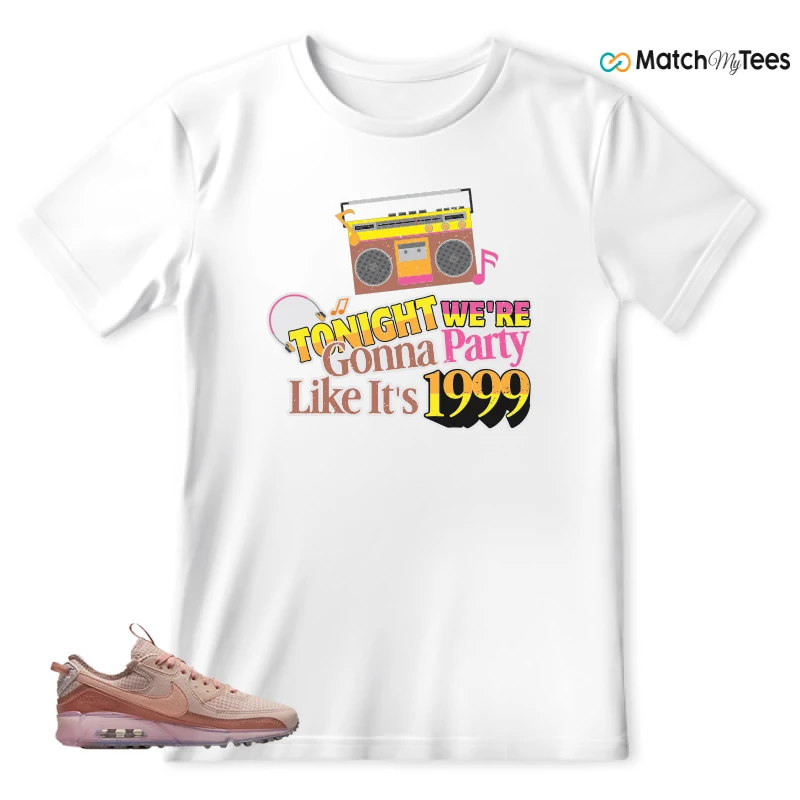 NIKE AIR MAX 90 TERRASCAPE PINK OXFORD (WOMEN'S) SNEAKER Matching Tees t-shirt