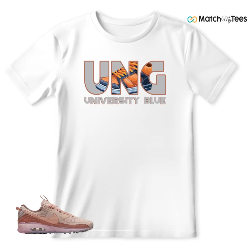 NIKE AIR MAX 90 TERRASCAPE PINK OXFORD (WOMEN'S) SNEAKER Matching Tees t-shirt