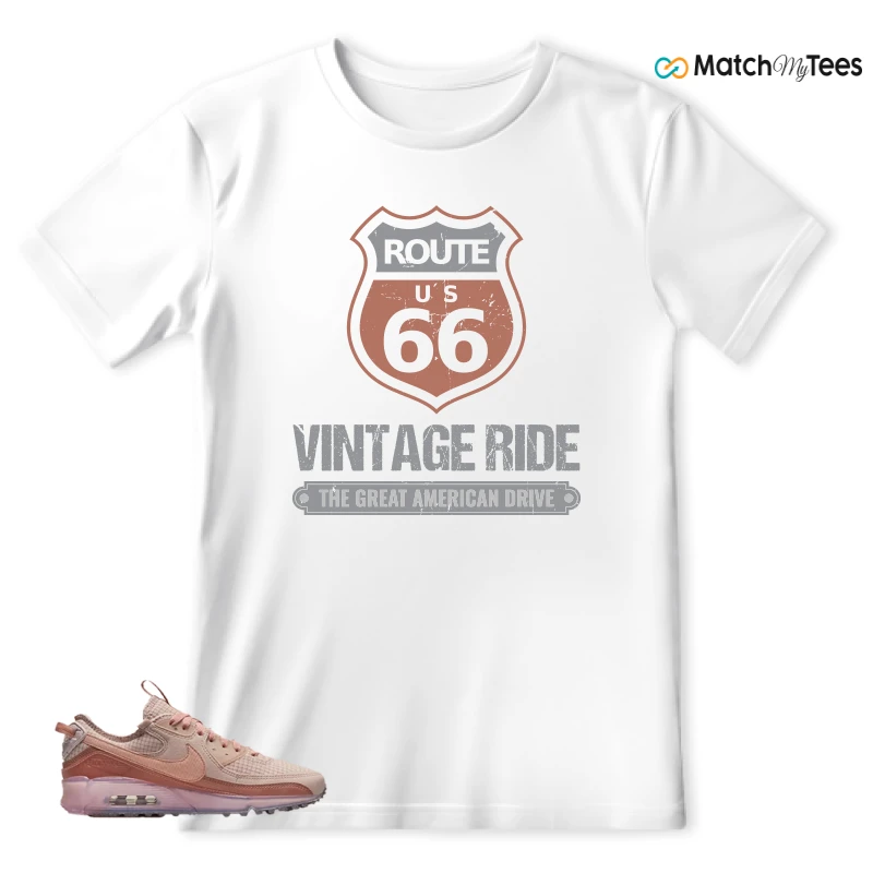 NIKE AIR MAX 90 TERRASCAPE PINK OXFORD (WOMEN'S) SNEAKER Matching Tees t-shirt