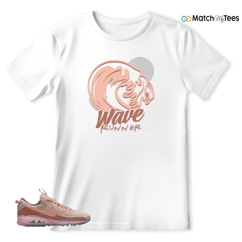 NIKE AIR MAX 90 TERRASCAPE PINK OXFORD (WOMEN'S) SNEAKER Matching Tees t-shirt