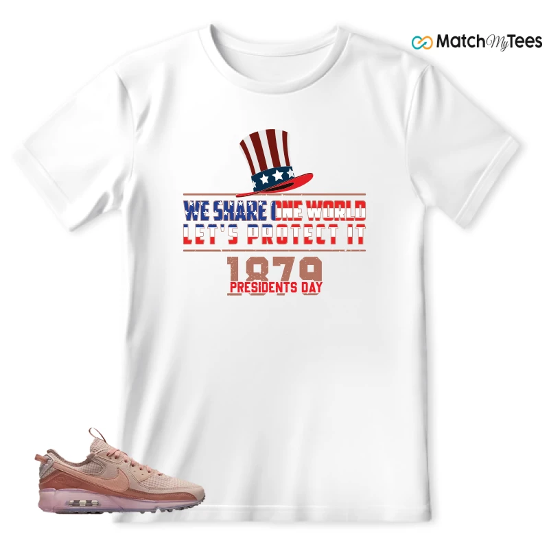 NIKE AIR MAX 90 TERRASCAPE PINK OXFORD (WOMEN'S) SNEAKER Matching Tees t-shirt
