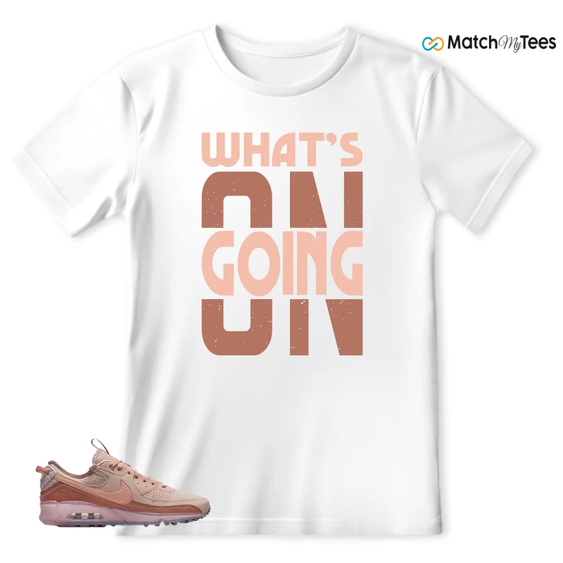 NIKE AIR MAX 90 TERRASCAPE PINK OXFORD (WOMEN'S) SNEAKER Matching Tees t-shirt