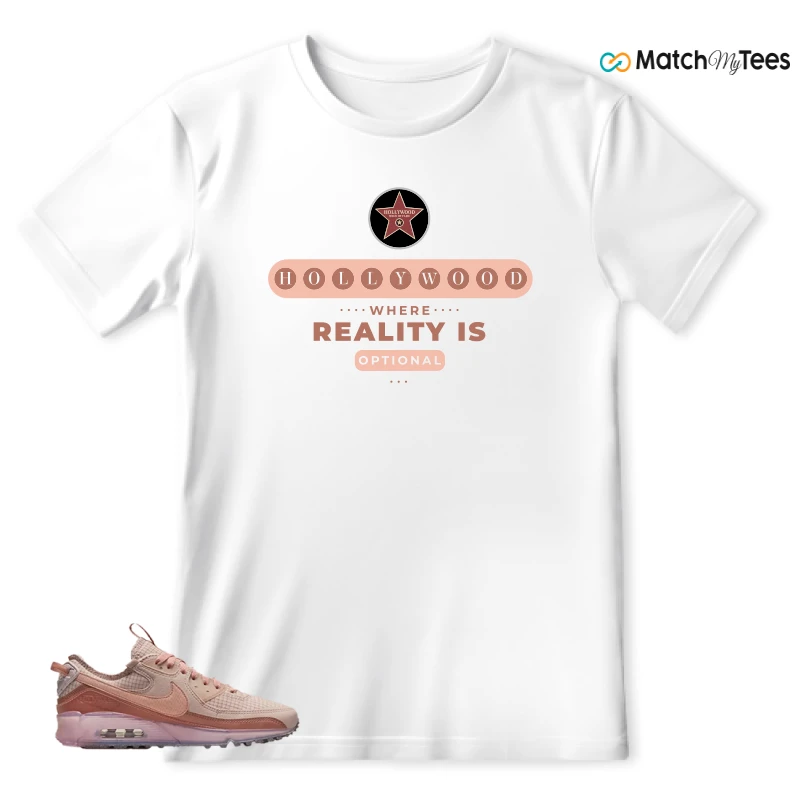 NIKE AIR MAX 90 TERRASCAPE PINK OXFORD (WOMEN'S) SNEAKER Matching Tees t-shirt