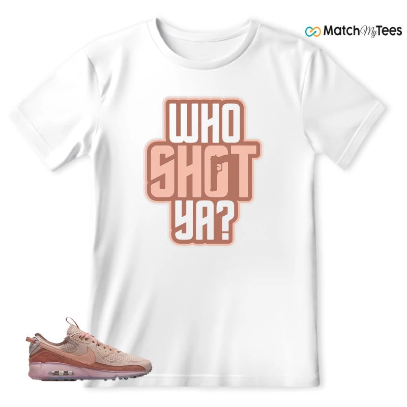 NIKE AIR MAX 90 TERRASCAPE PINK OXFORD (WOMEN'S) SNEAKER Matching Tees t-shirt