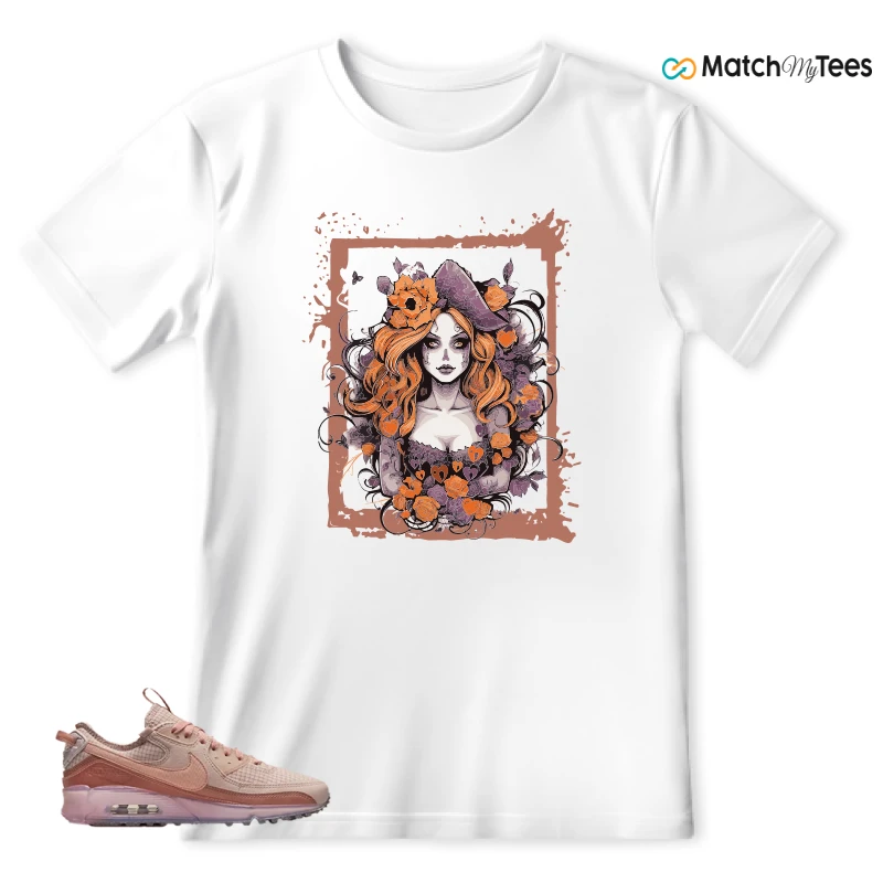 NIKE AIR MAX 90 TERRASCAPE PINK OXFORD (WOMEN'S) SNEAKER Matching Tees t-shirt