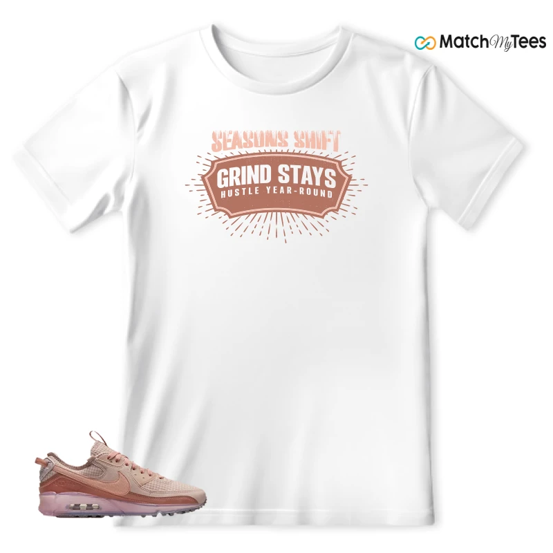NIKE AIR MAX 90 TERRASCAPE PINK OXFORD (WOMEN'S) SNEAKER Matching Tees t-shirt