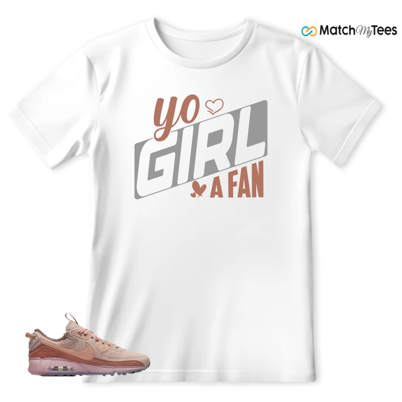 NIKE AIR MAX 90 TERRASCAPE PINK OXFORD (WOMEN'S) SNEAKER Matching Tees t-shirt