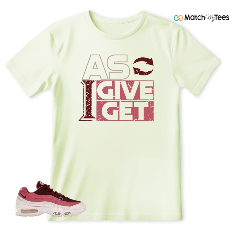NIKE AIR MAX 95 WMNS OG BIG BUBBLE VALENTINE’S DAY SNEAKER Matching Tees t-shirt