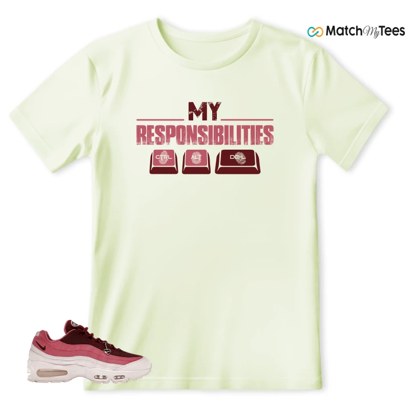 NIKE AIR MAX 95 WMNS OG BIG BUBBLE VALENTINE’S DAY SNEAKER Matching Tees t-shirt