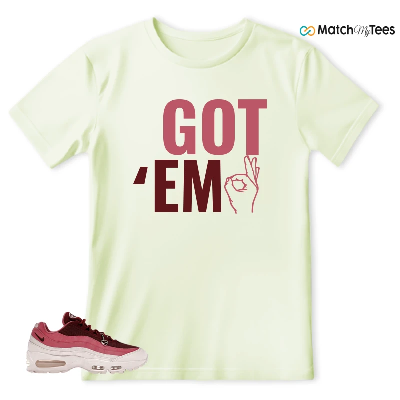 NIKE AIR MAX 95 WMNS OG BIG BUBBLE VALENTINE’S DAY SNEAKER Matching Tees t-shirt