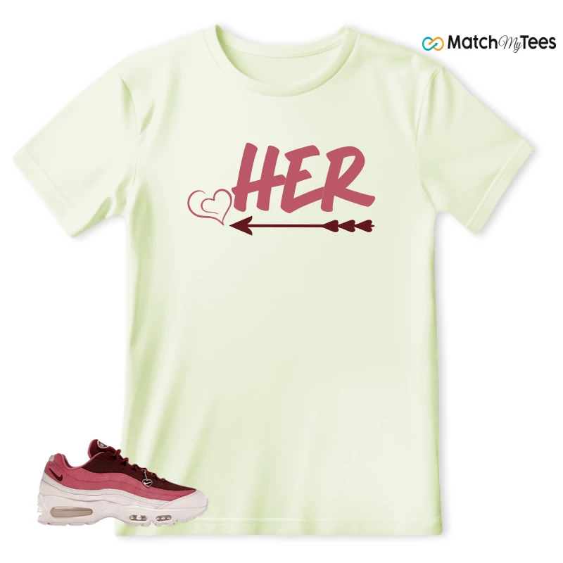 NIKE AIR MAX 95 WMNS OG BIG BUBBLE VALENTINE’S DAY SNEAKER Matching Tees t-shirt