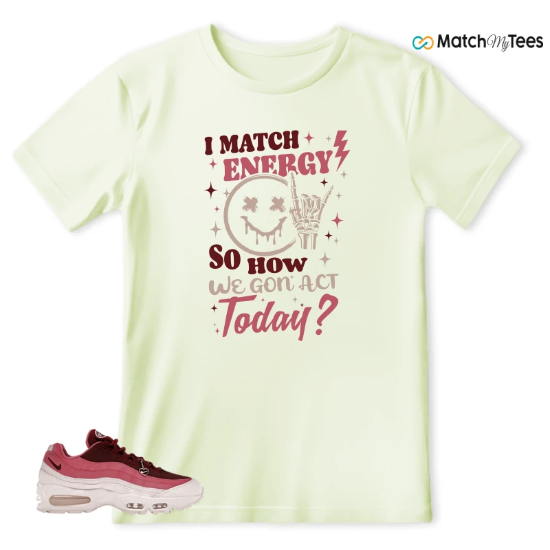 NIKE AIR MAX 95 WMNS OG BIG BUBBLE VALENTINE’S DAY SNEAKER Matching Tees t-shirt