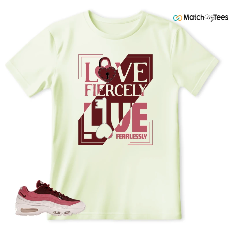 NIKE AIR MAX 95 WMNS OG BIG BUBBLE VALENTINE’S DAY SNEAKER Matching Tees t-shirt