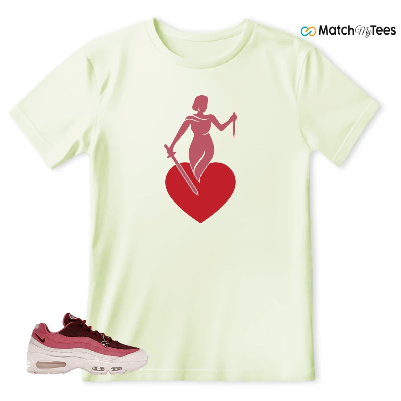 NIKE AIR MAX 95 WMNS OG BIG BUBBLE VALENTINE’S DAY SNEAKER Matching Tees t-shirt