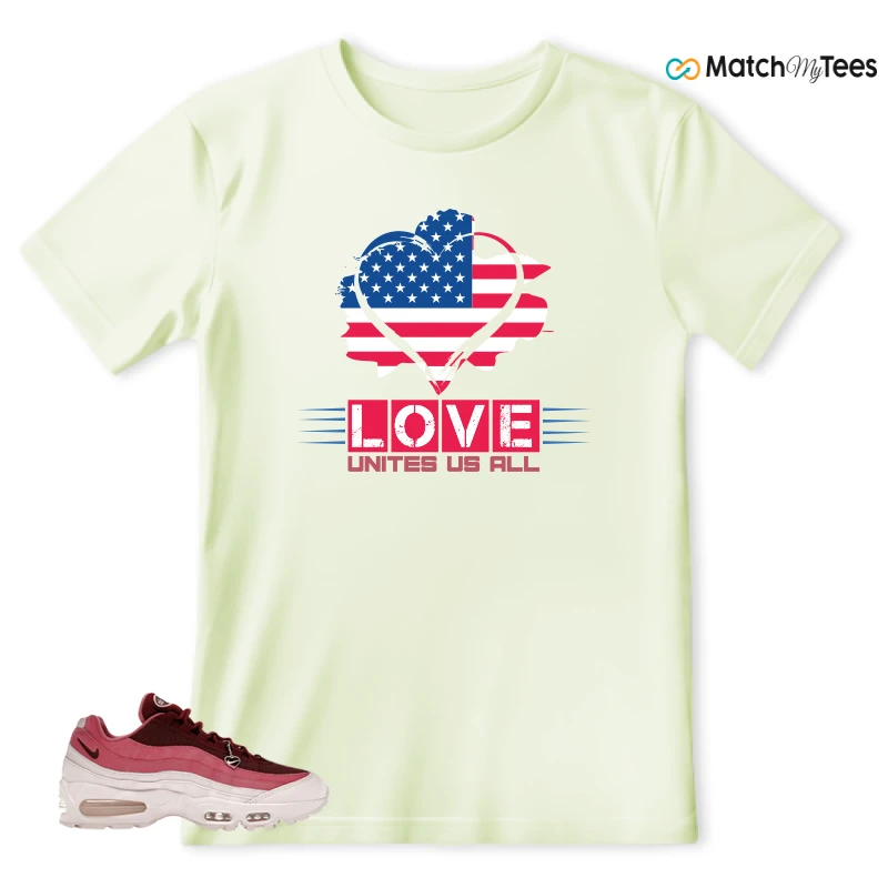NIKE AIR MAX 95 WMNS OG BIG BUBBLE VALENTINE’S DAY SNEAKER Matching Tees t-shirt