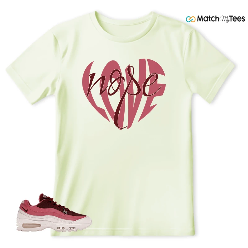 NIKE AIR MAX 95 WMNS OG BIG BUBBLE VALENTINE’S DAY SNEAKER Matching Tees t-shirt