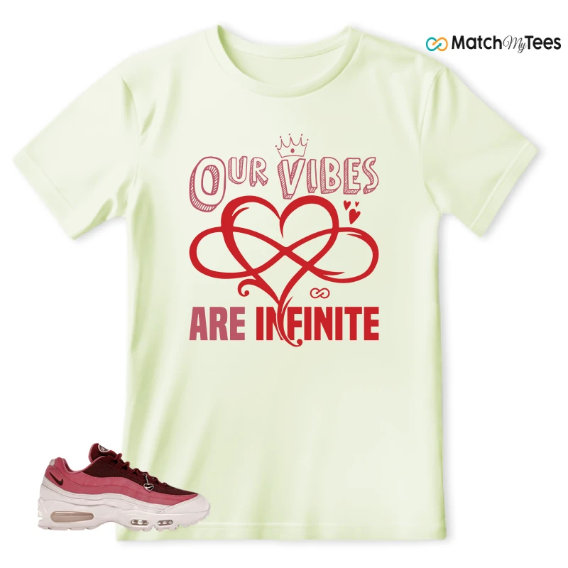 NIKE AIR MAX 95 WMNS OG BIG BUBBLE VALENTINE’S DAY SNEAKER Matching Tees t-shirt