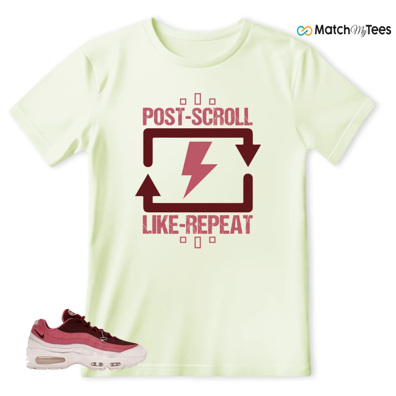 NIKE AIR MAX 95 WMNS OG BIG BUBBLE VALENTINE’S DAY SNEAKER Matching Tees t-shirt