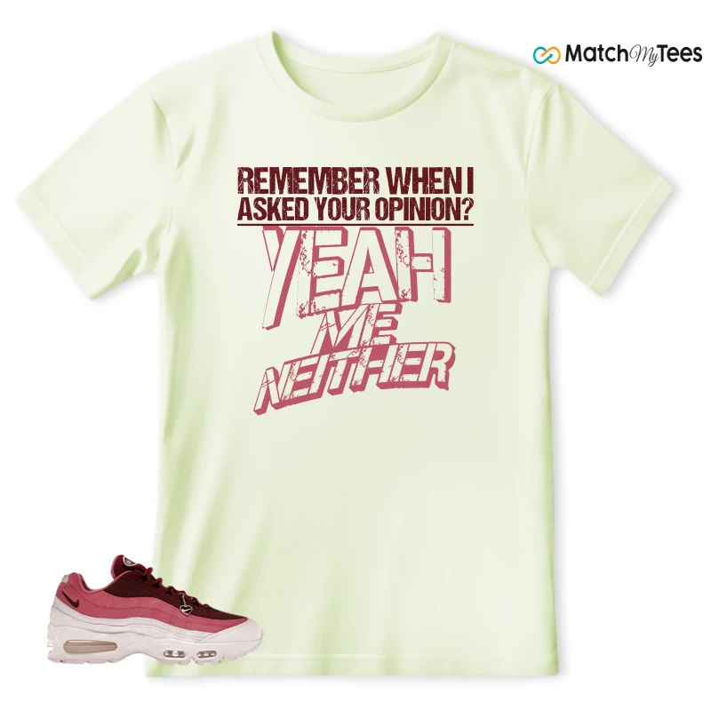 NIKE AIR MAX 95 WMNS OG BIG BUBBLE VALENTINE’S DAY SNEAKER Matching Tees t-shirt